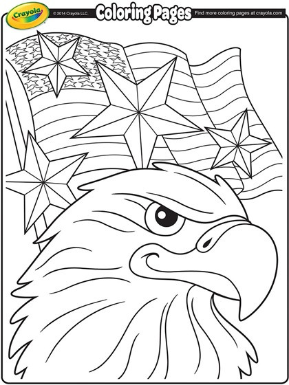 Independence Day Coloring Pages Printable
 Independence Day Eagle Coloring Page