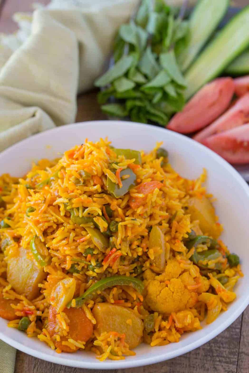 Indian Food Recipes Easy
 Easy Ve able Biryani Dinner then Dessert