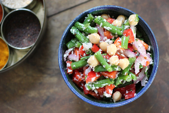 Indian Salad Recipes
 South Indian Chickpea Salad