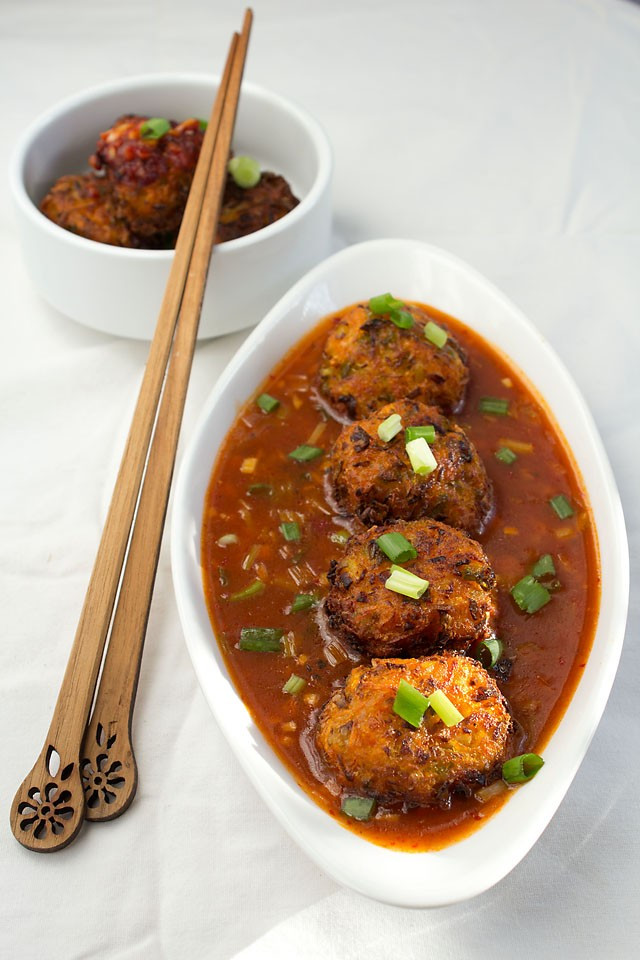 Indian Sauce Recipes
 veg balls in hot garlic sauce recipe indo chinese veg