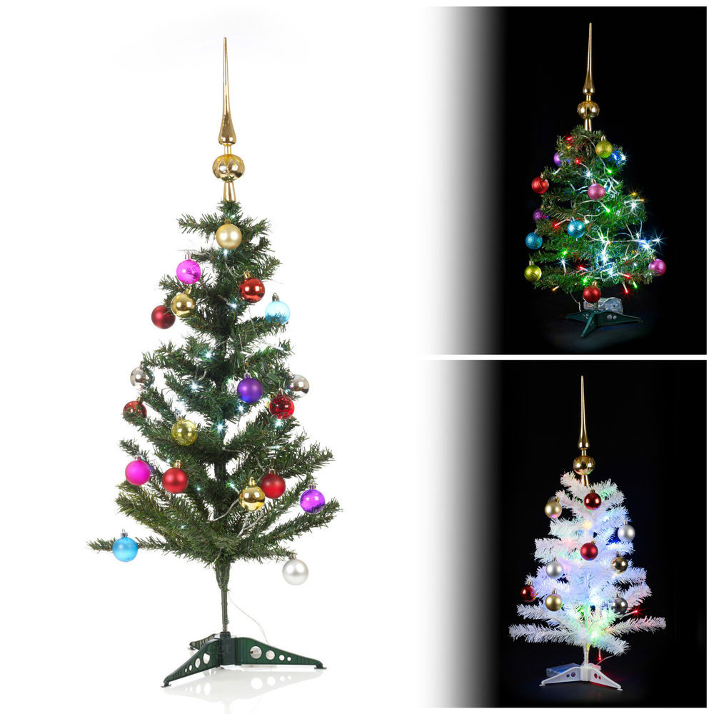 Indoor Christmas Tree
 Artificial Indoor Christmas Tree With LED Lights Baubles