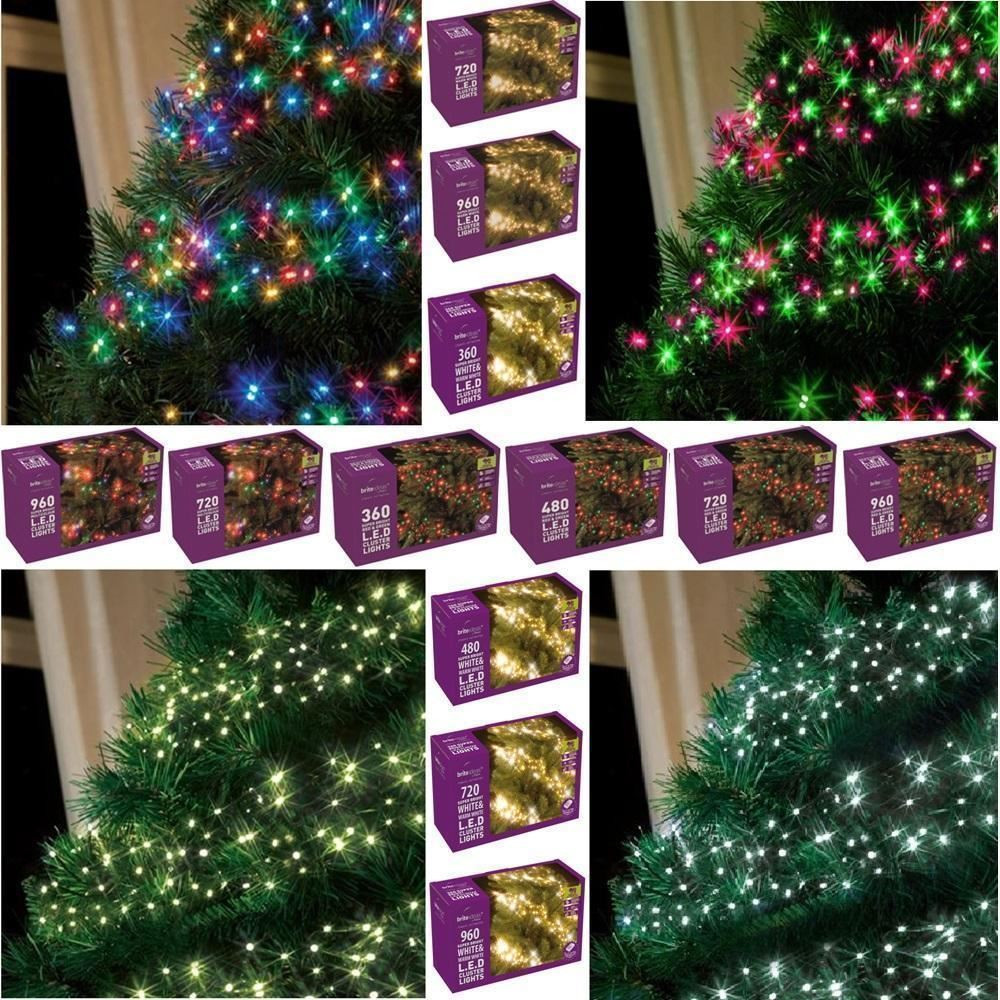 Indoor Christmas Tree
 RED GREEN MULTI ACTION LED CLUSTER LIGHTS CHRISTMAS TREE