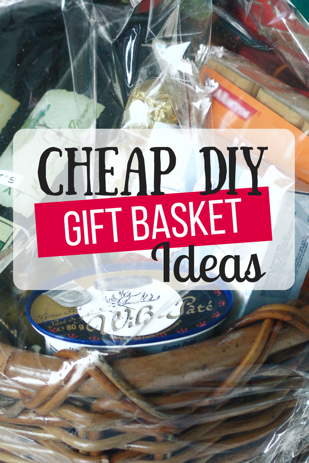 Inexpensive Gift Baskets Ideas
 Cheap DIY Gift Baskets The Busy Bud er