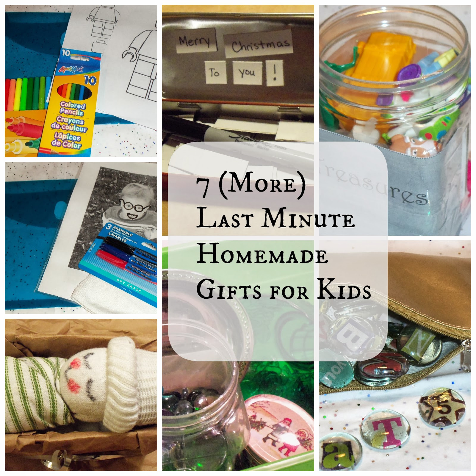 Inexpensive Gifts For Kids
 Teaching Good Eaters 7 More Last Minute Homemade Gifts