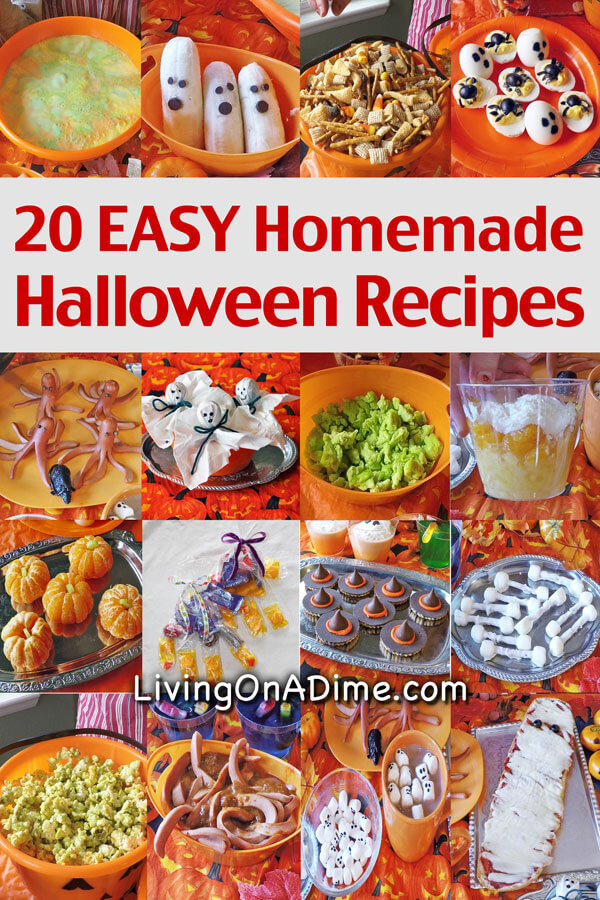 Inexpensive Halloween Party Food Ideas
 20 Homemade Halloween Recipes Food Party And Snack Ideas
