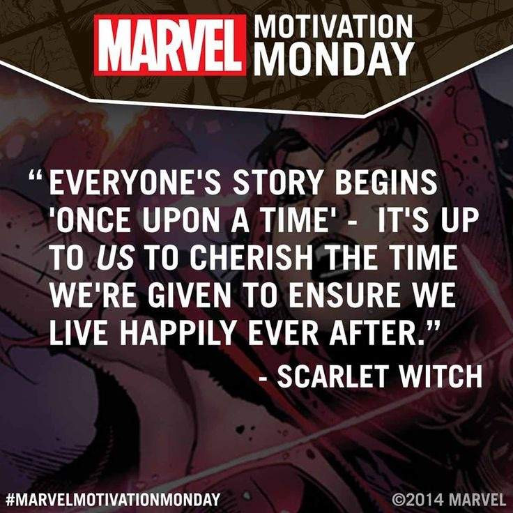 Inspirational Marvel Quotes
 Marvel Motivation Monday