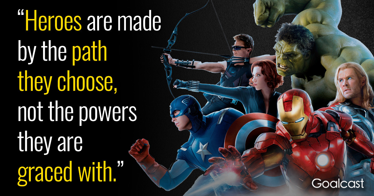 Inspirational Marvel Quotes
 15 Marvel Quotes to Help you Find the Superhero Within