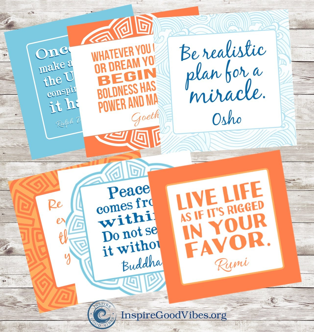 Inspirational Quotes Card
 Affirmation Cards and Inspirational Quote Cards Inspire