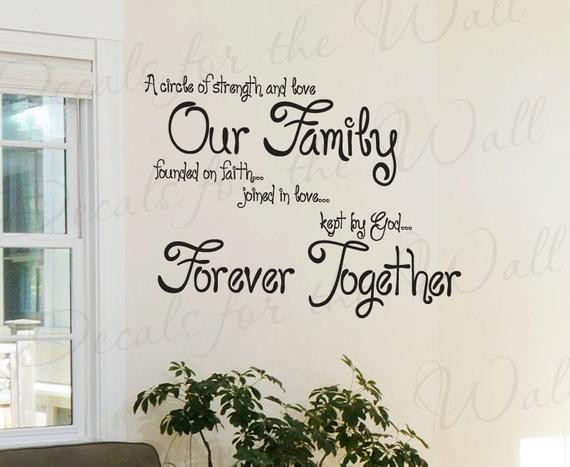 Inspirational Quotes Family Love
 A Circle Strength and Love Our Family Faith Inspirational