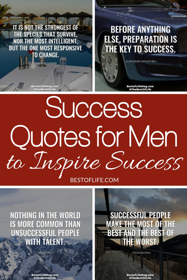 Inspirational Quotes For Men
 Success Quotes for Men