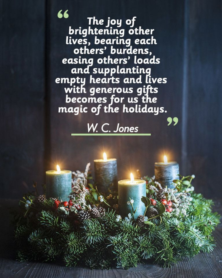 Inspiring Christmas Quotes
 17 Christmas Quotes That Perfectly Capture the Spirit of
