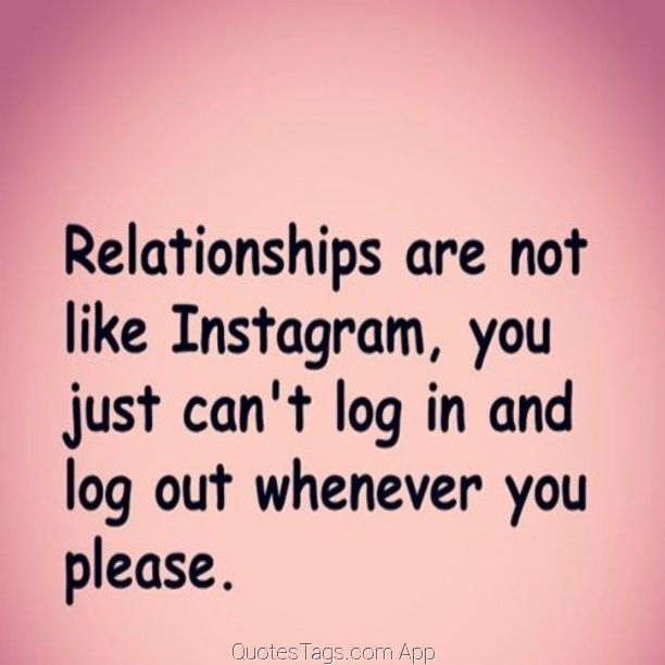 Insta Quotes About Relationships
 Funny Insta Quotes About Girls QuotesGram