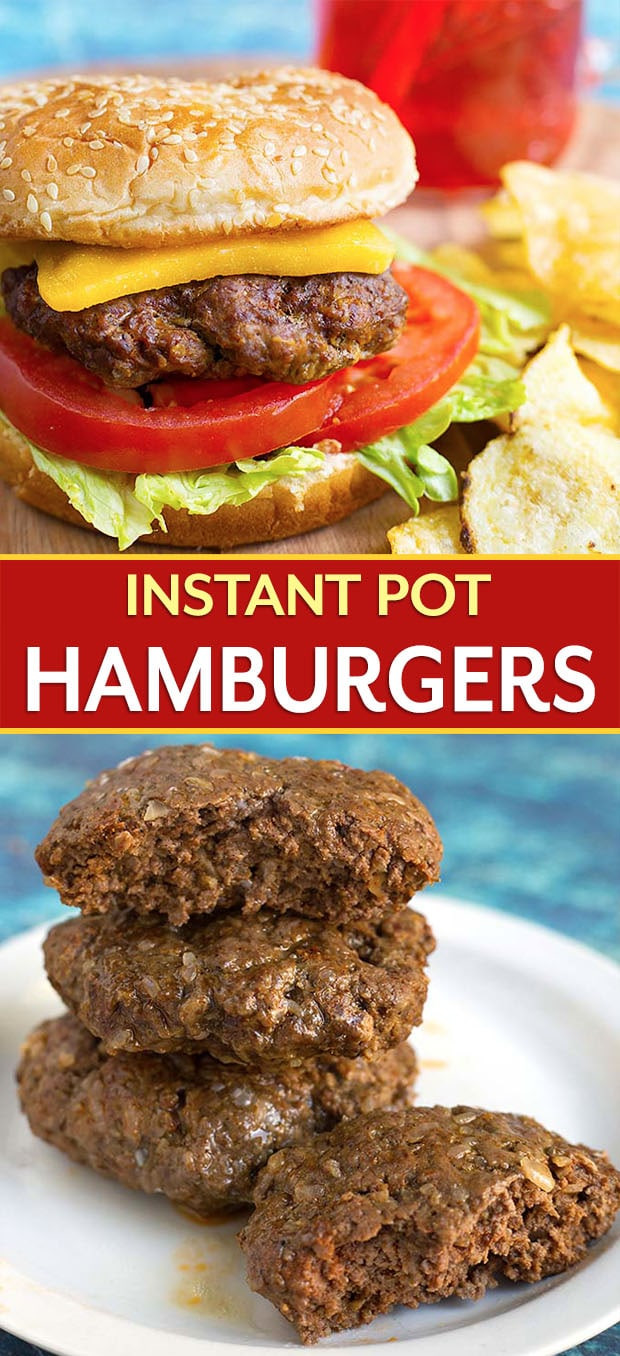 Instant Pot Hamburgers
 Instant Pot Hamburgers