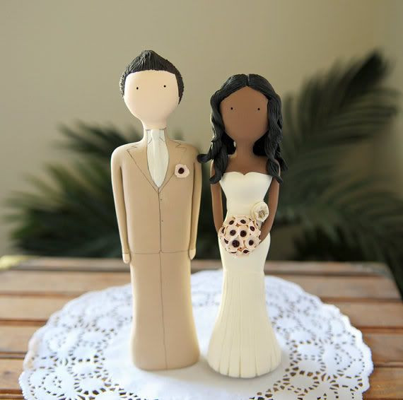 Interracial Wedding Cake Topper
 Interracial wedding cake topper wmbw bwwm