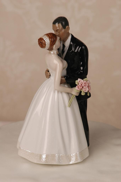 Interracial Wedding Cake Topper
 Interracial Wedding Cake Topper African American Groom
