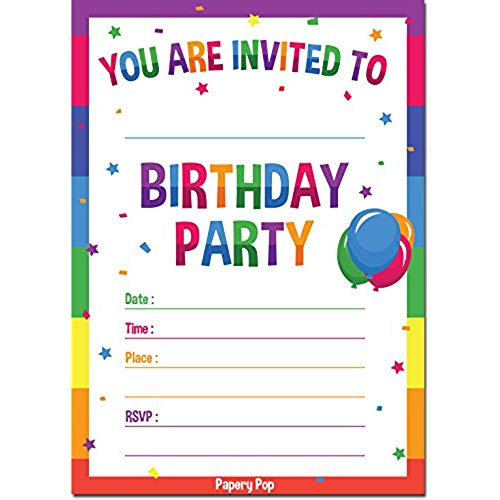 Invitation Cards For Birthday
 Birthday Invitation Cards Amazon