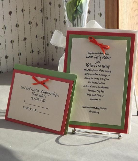 Invitation Kits Wedding
 SALE DIY Wedding Invitation Kits with Invitations RSVP and