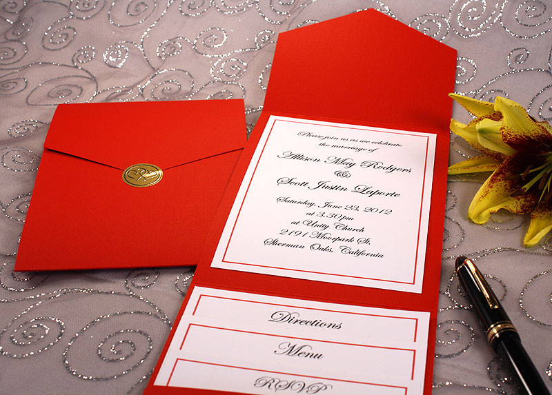 Invitation Kits Wedding
 Printable Pocket Wedding Invitation Kits