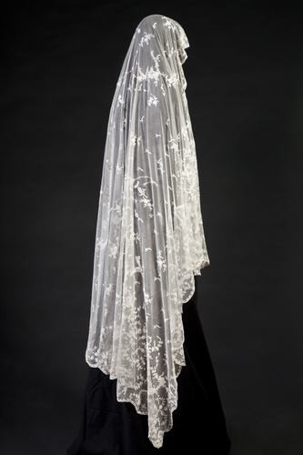 Irish Lace Wedding Veils
 Veil Wedding Limerick Lace 1856