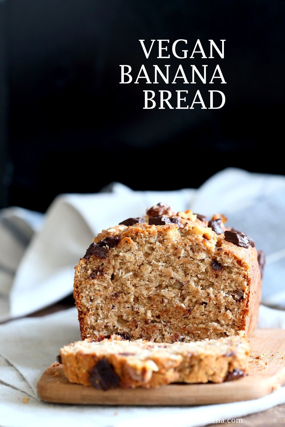 Is Bread Vegan
 Vegan Banana Bread with Toasted Walnuts and Coconut