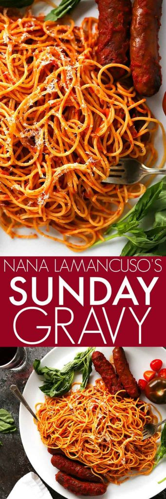Italian Gravy Recipe
 Authentic Italian Sunday Gravy Nana s Meat Sauce