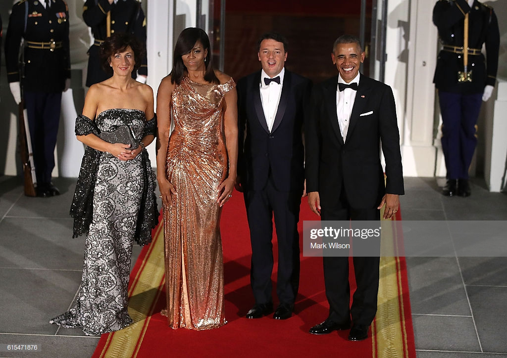 Italian State Dinner
 U S President Barack Obama and first lady Michelle Obama