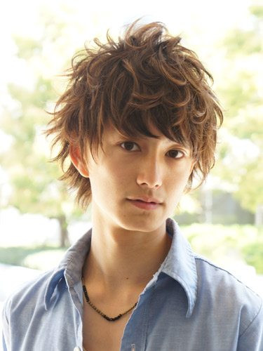 Japanese Hairstyles Male
 Cool Messy Hairstyle for Japanese Men