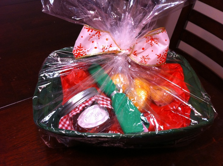 Jelly Gift Basket Ideas
 Home made t baskets filled with Meemaw s jelly and cornbread