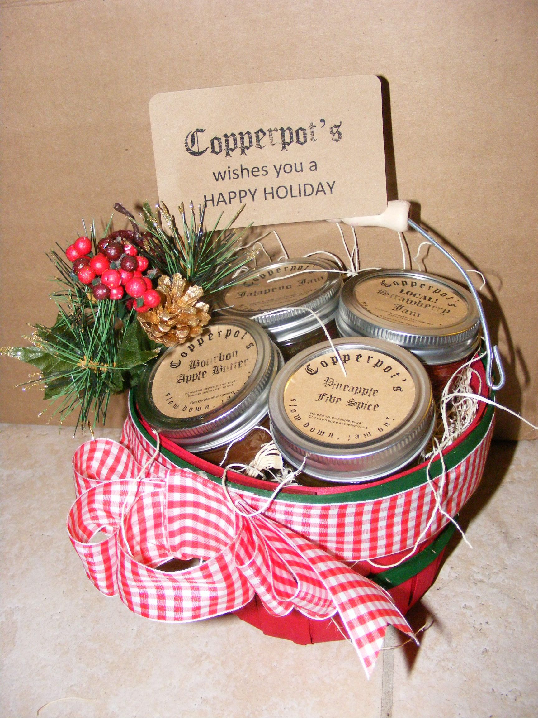 Jelly Gift Basket Ideas
 Copperpot s homemade jam t basket Copperpot s Pinterest