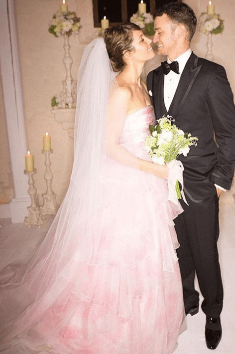 Jessica Biel Wedding Dress
 The Most Unfor table Celebrity Wedding Dresses of All