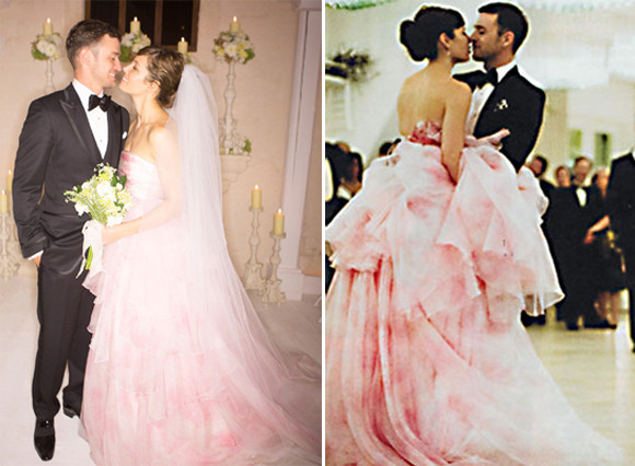 Jessica Biel Wedding Dress
 Top 5 Celebrity Wedding Dresses of 2012