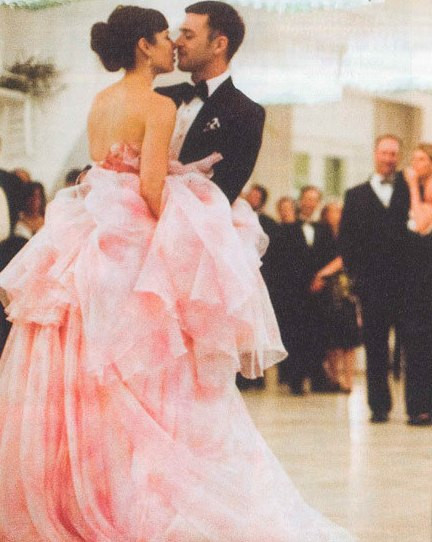 Jessica Biel Wedding Dress
 GoS Jessica Biel & Justin Timberlake Wedding That Pink