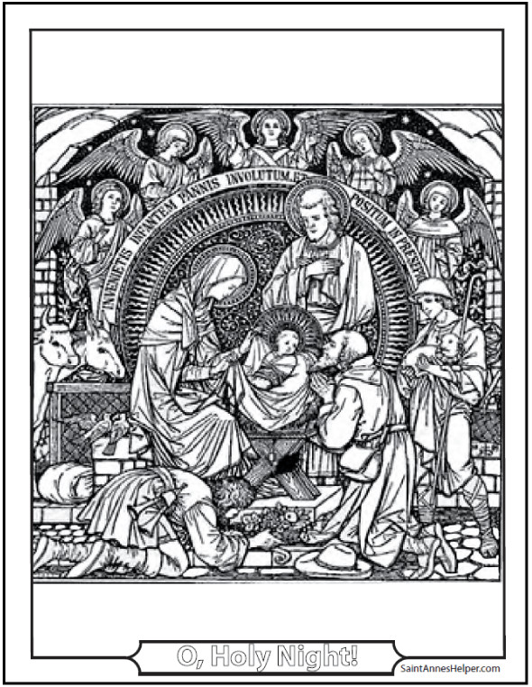 Jesus Coloring Pages For Adults
 15 Printable Christmas Coloring Pages Jesus & Mary