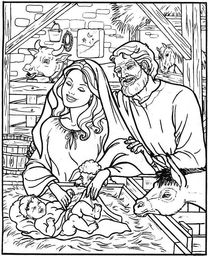 Jesus Coloring Pages For Adults
 Nativity Coloring Pages Homeschool Ideas