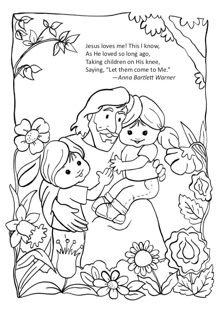 Jesus Loves The Little Children Coloring Page
 Spend timewithme coloringpages en