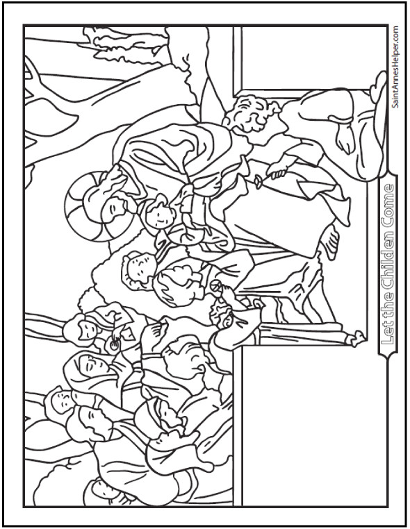 Jesus Loves The Little Children Coloring Page
 Jesus Loves The Little Children Coloring Page