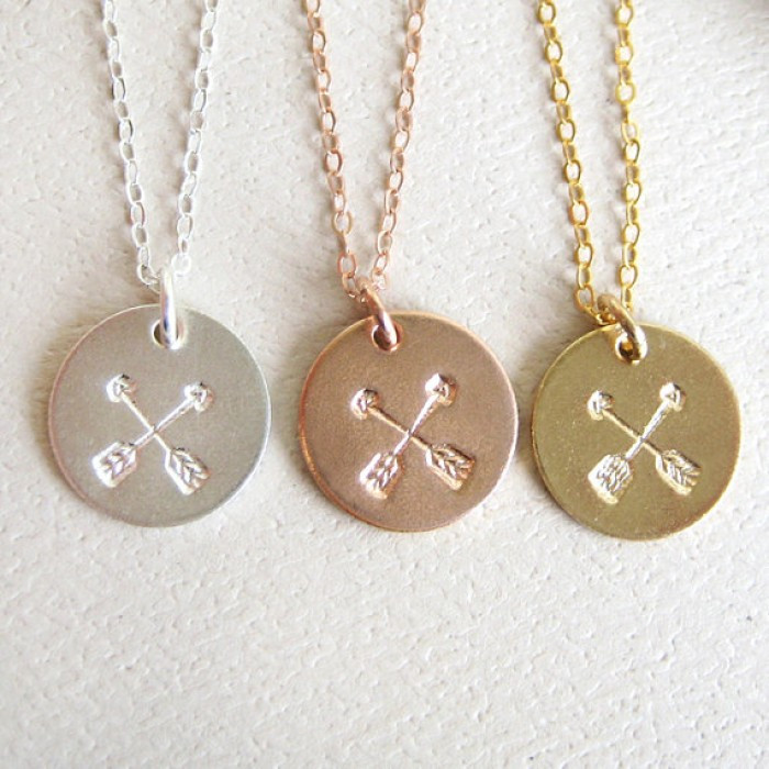 Jewelry Gift Ideas For Girlfriend
 JC Jewelry Design Friendship Crossed Arrows Necklace BFF