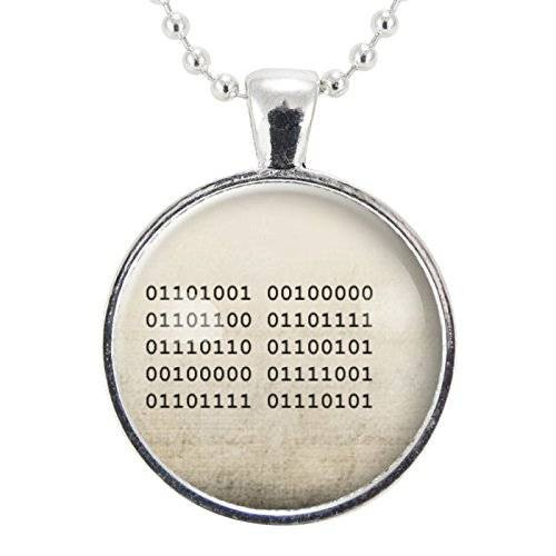 Jewelry Gift Ideas For Girlfriend
 Amazon Binary Code I Love You Necklace Romantic Nerd