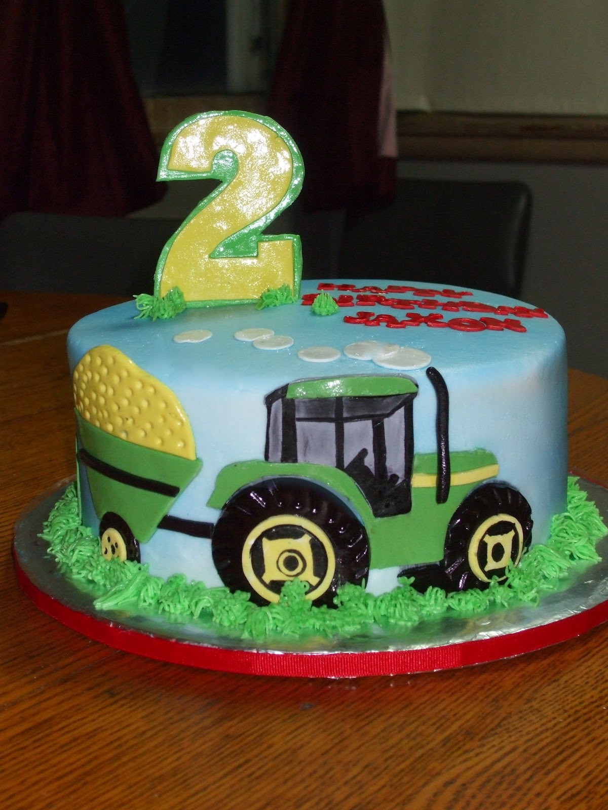 John Deere Birthday Cake
 Cakes by Paula John Deere Tractor Birthday Cake