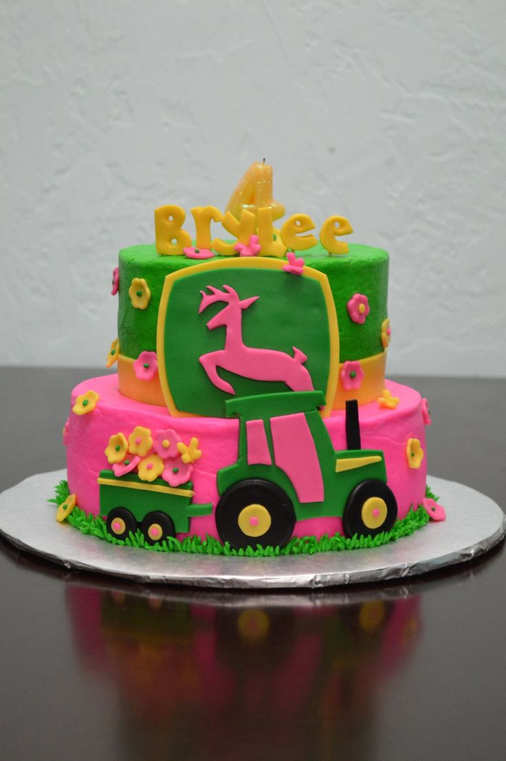 John Deere Birthday Cake
 223 best John Deere Cakes images on Pinterest