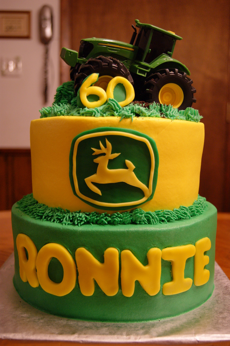 John Deere Birthday Cake
 John Deere 60Th Birthday Cake CakeCentral