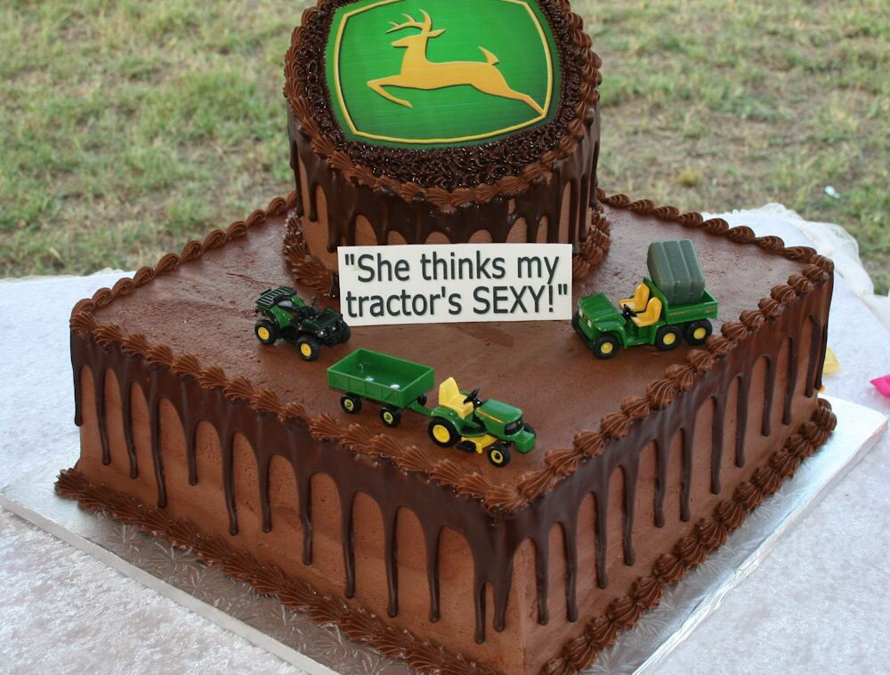 John Deere Wedding Cakes
 Tractor It s a Farm Thing in 2019