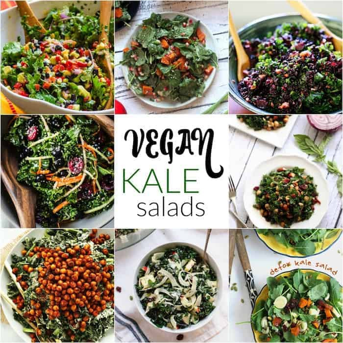 Kale Salad Recipes Vegan
 Vegan Kale Salad Recipes