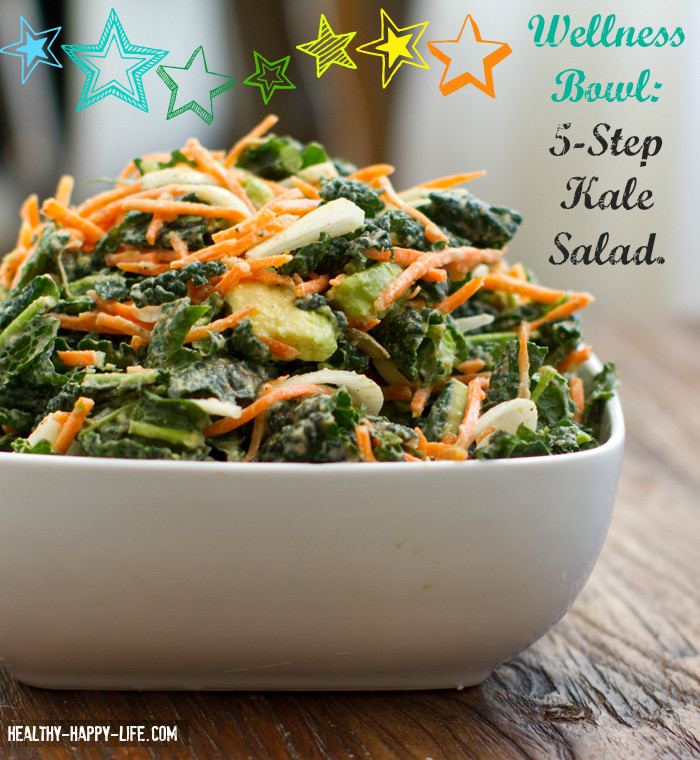 Kale Salad Recipes Vegan
 5 Step Raw Kale Salad Vegan Recipe
