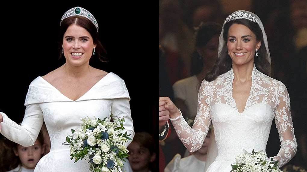 Kate Middleton Wedding Makeup
 Princess Eugenie s Wedding Makeup Vs Kate Middleton s