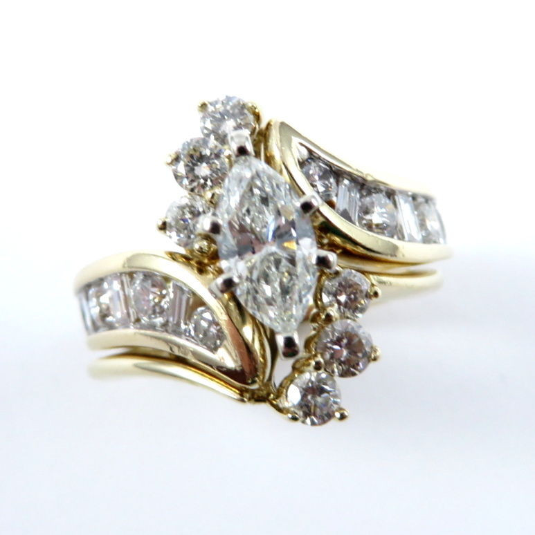 Kay Jewelers Wedding Ring Sets
 2 Carat 14k Diamond Round Bridal Set Kay Jewelers