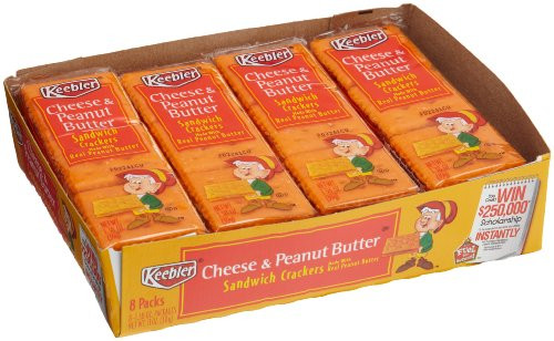 Keebler Cheese Crackers
 Keebler Cracker Sandwiches To Go Cheese & Peanut Butter