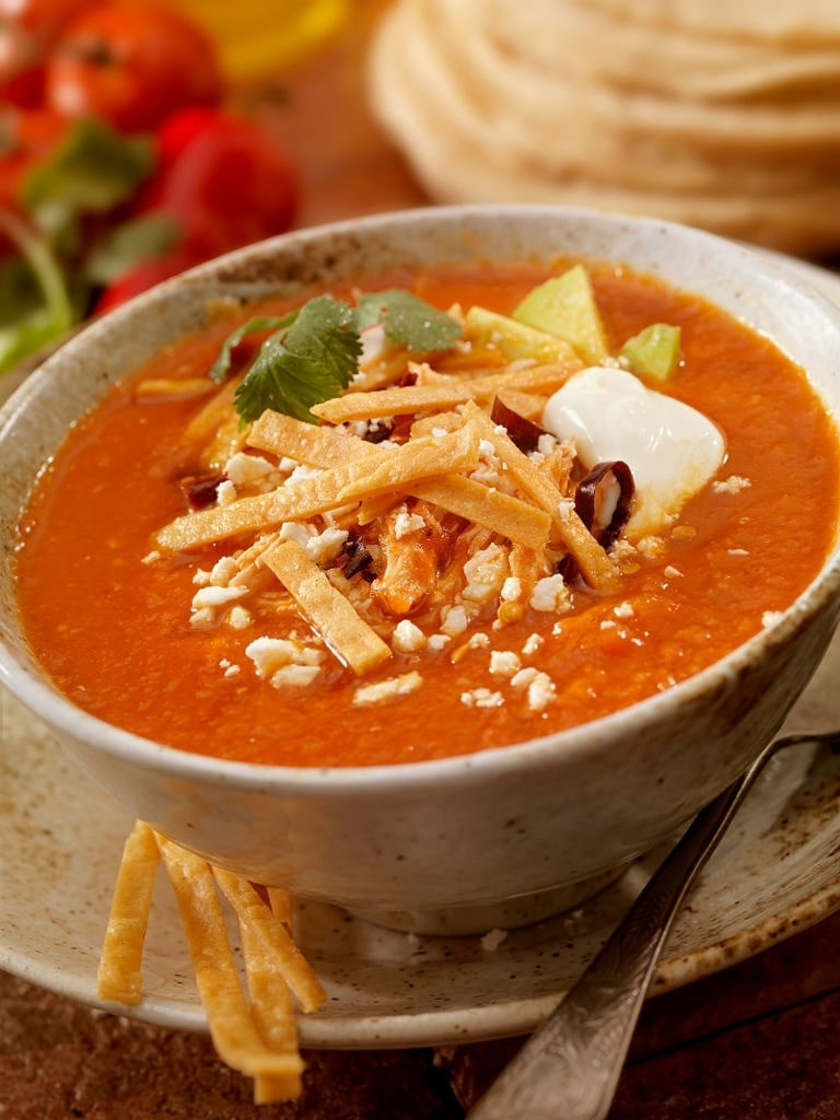 Keto Chicken Tortilla Soup
 Keto Chicken Tortilla Soup [Best] Low Carb Chicken