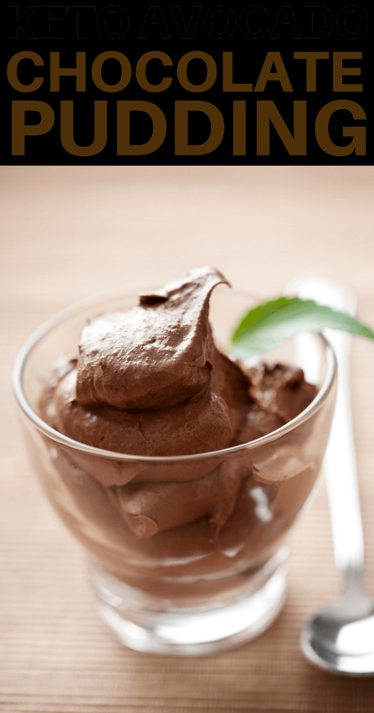 Keto Mousse Pudding
 Keto Avocado Chocolate Pudding