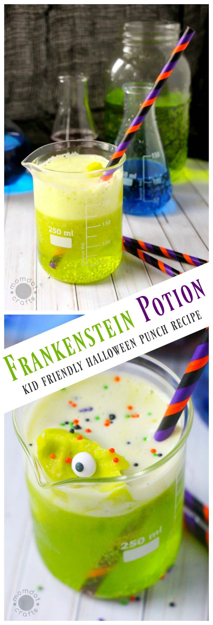 Kid Friendly Punch Bowl Recipes
 Frankenstein Punch Halloween Punch for Kids